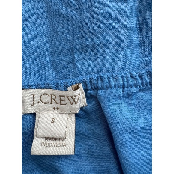 J.Crew Linen Blend Dress Sleeveless Casual Summer Mini Dress Size S - Picture 3 of 6